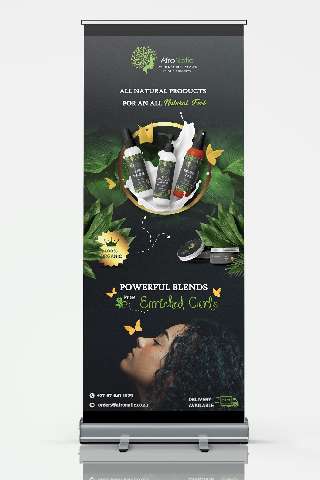 AfroNatic Banner Design